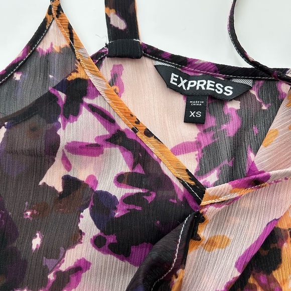 Women’s Express Tank Top Multi Color Size XS - Picture 3 of 10